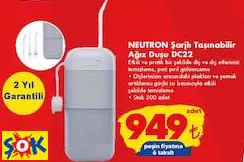 NEUTRON ŞARJLI TAŞINABİLİR AĞIZ DUŞU DC22